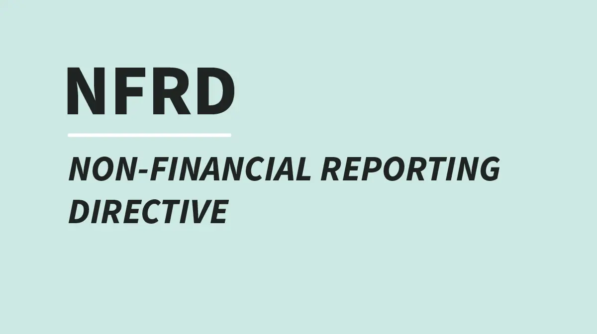 Non-financial reporting directive
